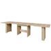 DINING Table a manger extensible de 6 a 12 personnes style contemporain décor chene Sonoma - L 140-273 x l 90 cm - Photo n°1