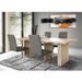 DINING Table a manger extensible de 6 a 12 personnes style contemporain décor chene Sonoma - L 140-273 x l 90 cm - Photo n°3