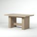 DINING Table a manger extensible de 6 a 12 personnes style contemporain décor chene Sonoma - L 140-273 x l 90 cm - Photo n°4