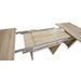 DINING Table a manger extensible de 6 a 12 personnes style contemporain décor chene Sonoma - L 140-273 x l 90 cm - Photo n°5