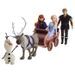 Disney La Reine des Neiges 2 - Poupées Elsa, Anna, Kristoff, Olaf et Sven - Coffret de 5 figurines et traîneau - Photo n°2