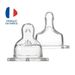 DODIE Tétine Plate Col Large 0-6 Mois Silicone - Photo n°1
