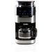 DOMO DO721K - Cafetiere 1,5L - 12 tasses - Ecran LCD, touches tactiles - Moulin a café intégré - Minuteur - 3 intensités - Photo n°1