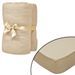 Drap-housse 2 pcs 190 x 200 cm Jersey de coton Beige - Photo n°1
