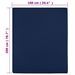 Drap-housse Jersey Bleu marine 100x200 cm Coton - Photo n°4