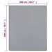 Drap-housse Jersey Gris 100x200 cm Coton - Photo n°5