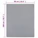 Drap-housse Jersey Gris 90x200 cm Coton - Photo n°5