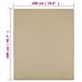 Drap-housse Jersey Taupe 180x200 cm Coton - Photo n°4