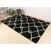 Dutch Lifestyle Tapis Florence S 300x200 cm Noir - Photo n°1