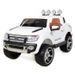 E-ROAD Ford ranger 2x12V - 2 places - Roues gommes - Blanc - Photo n°1