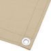 Écran de balcon beige 120x1000 cm 100% polyester oxford - Photo n°3