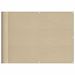 Écran de balcon beige 75x700 cm 100% polyester oxford - Photo n°1