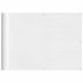 Écran de balcon blanc 75x800 cm 100% polyester oxford - Photo n°1