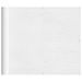 Écran de balcon blanc 90x700 cm 100% polyester oxford - Photo n°1