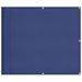 Écran de balcon bleu 90x700 cm 100% polyester oxford - Photo n°1