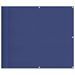Écran de balcon bleu 90x800 cm 100% polyester oxford - Photo n°1