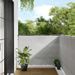 Écran de balcon gris clair 120x800 cm 100% polyester oxford - Photo n°1