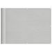 Écran de balcon gris clair 75x800 cm 100% polyester oxford - Photo n°2