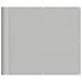 Écran de balcon gris clair 90x1000 cm 100% polyester oxford - Photo n°2