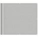 Écran de balcon gris clair 90x300 cm 100% polyester oxford - Photo n°2