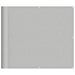 Écran de balcon gris clair 90x600 cm 100% polyester oxford - Photo n°2
