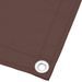 Écran de balcon marron 75x700 cm 100% polyester oxford - Photo n°4