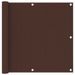 Écran de balcon Marron 90x300 cm Tissu Oxford - Photo n°1