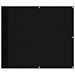 Écran de balcon noir 90x700 cm 100% polyester oxford - Photo n°1