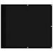 Écran de balcon noir 90x800 cm 100% polyester oxford - Photo n°1