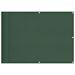Écran de balcon vert foncé 75x1000 cm 100% polyester oxford - Photo n°1