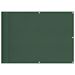Écran de balcon vert foncé 75x700 cm 100% polyester oxford - Photo n°1