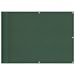 Écran de balcon vert foncé 75x800 cm 100% polyester oxford - Photo n°1