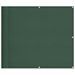 Écran de balcon vert foncé 90x1000 cm 100% polyester oxford - Photo n°1