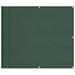 Écran de balcon vert foncé 90x800 cm 100% polyester oxford - Photo n°1