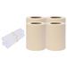 Écrans d'intimité de jardin 4 pcs PVC 35x0,19 m Crème - Photo n°2