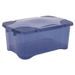 EDA PLASTIQUE Boîte de rangement Clip'Box 30 L - Bleu couvercle avec charniere - 54 x 36 x 24,5 cm - Photo n°1