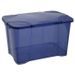 EDA PLASTIQUE Boîte de rangement Clip'Box 40 L - Bleu couvercle avec charniere - 54 x 36 x 33 cm - Photo n°1