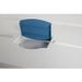 EDA PLASTIQUE Coffre de rangement dessous de lit 50 L avec roulettes - Gris et bleu - 77,5 x 59 x 16,5 cm - Photo n°3