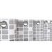 EISL Rideau de douche avec mosaïque gris 200x180x0,2 cm - Photo n°6