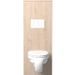 EKIPA Aménagement pour WC - Décor Chene Jackson et blanc mat - L 53 x P 27 x 140 cm - SWEAT - Photo n°2