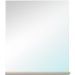 EKIPA Miroir avec tablette - Décor Chene Jackson et blanc - L 60 x P 14 x 70 cm - VERSO - Photo n°3
