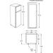 ELECTROLUX LTB1AF28X0 - Réfrigérateur congélateur haut - 281L (240+41) - Froid statique - A+ - L55,1cm x H 161cm - Inox - Photo n°3