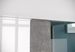 Élément mural meuble TV laqué blanc et gris clair ciment Tako 332 cm - Photo n°16