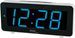 Elite Sveglia Led A Corrente (cavetto Usb E Spina Inclusi) - Argento - Led Alarm Clock Powered By Electricity (usb Cable And Plug Included) - Silver DV640_S - Photo n°1