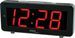 Elite Sveglia Led A Corrente (cavetto Usb E Spina Inclusi) - Nero - Led Alarm Clock Powered By Electricity (usb Cable And Plug Included) - Black DV640_B - Photo n°1
