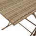 Ensemble à manger de jardin et coussins 7 pcs beige poly rotin - Photo n°8