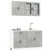 Ensemble d'armoires de cuisine 4 pcs Kalmar bois d'ingénierie - Photo n°1