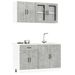 Ensemble d'armoires de cuisine 4 pcs Kalmar bois d'ingénierie - Photo n°1