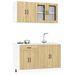 Ensemble d'armoires de cuisine 4 pcs Kalmar bois d'ingénierie - Photo n°1