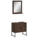 Ensemble d'armoires de salle de bain 2 pcs chêne marron - Photo n°2